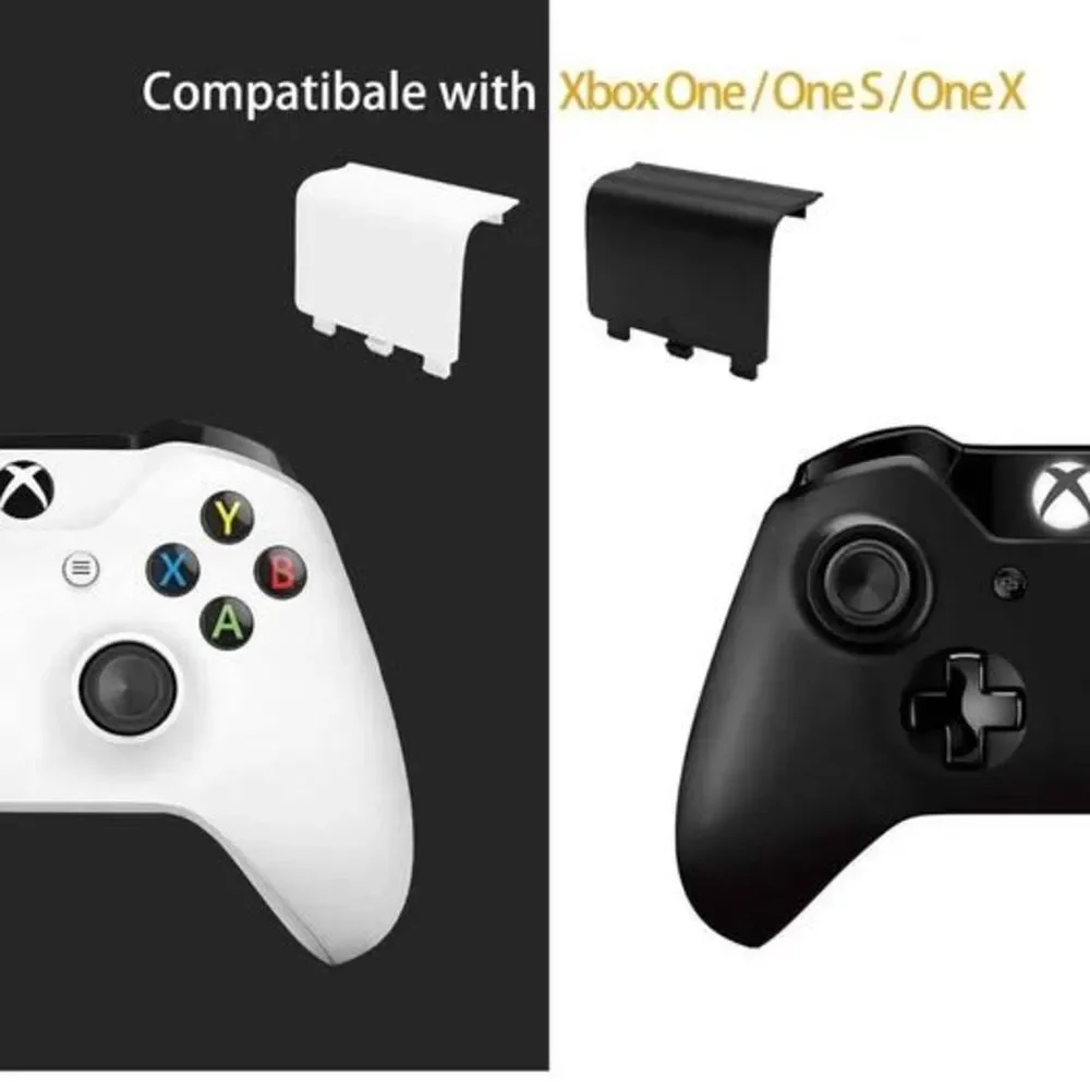 Replacement Battery Cover Door Compatible with Xbox One, One S, One X Controller